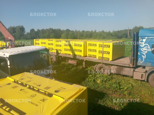 Газобетонные блоки Istkult D500 625х250х75 перегородочные